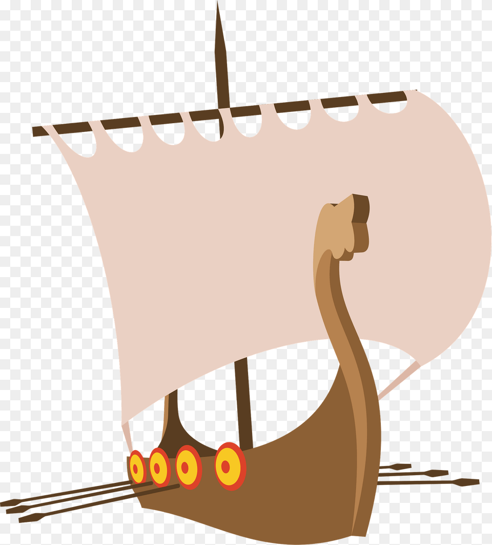 Viking Ship Clipart, Boat, Sailboat, Transportation, Vehicle Free Png Download