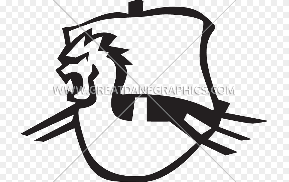 Viking Ship Production Ready Artwork For T Shirt Printing, Bow, Weapon, Recycling Symbol, Symbol Free Png