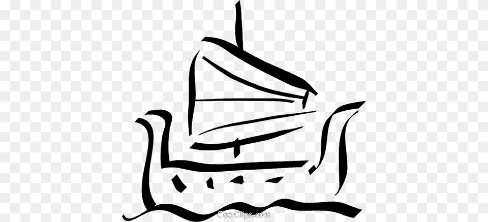 Viking Ship Royalty Vector Clip Art Illustration, Person, People, Pottery, Hat Free Png Download