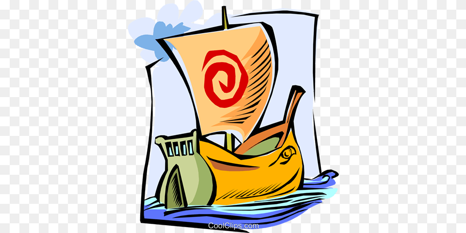 Viking Ship Royalty Vector Clip Art Illustration Png