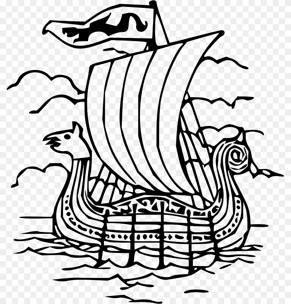 Viking Ships Clip Art, Drawing, Clothing, Hat, Animal Free Transparent Png