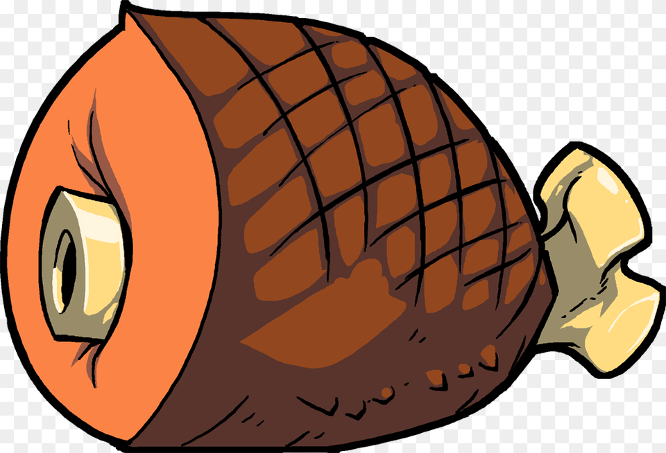 Viking Squad Ham Cartoon Food Cartoon Ham, Meat, Pork, Nut, Vegetable Png Image