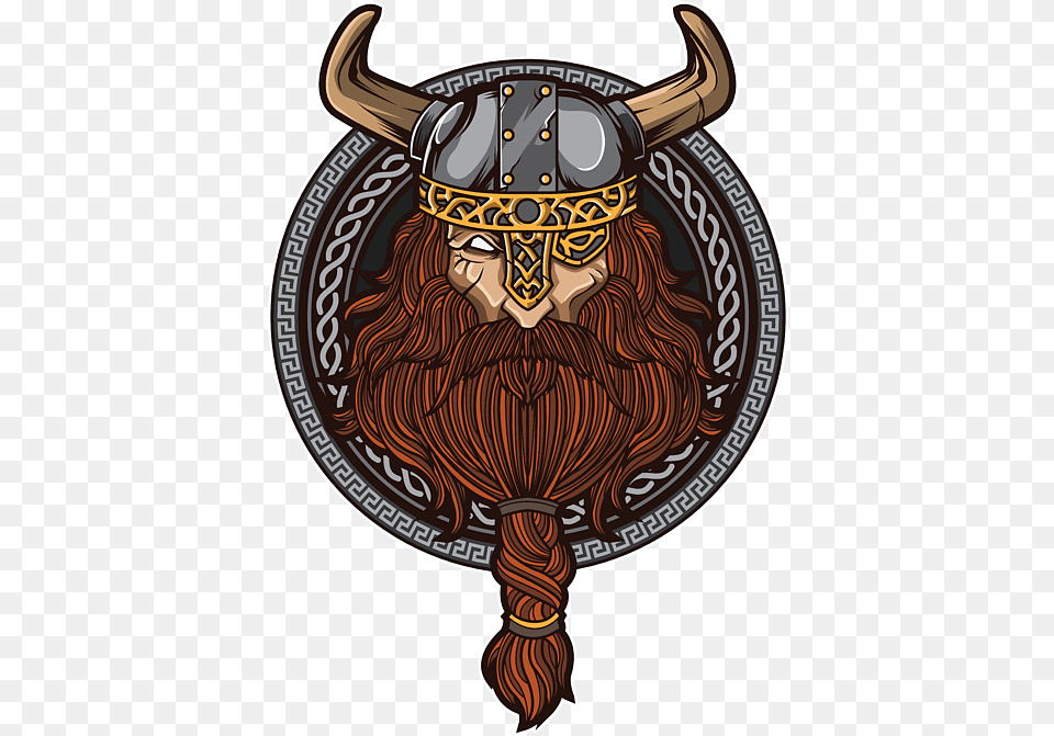 Viking Warrior Raven Odin Valhalla Valknut Loki Greeting Card Valhalla, Armor, Adult, Male, Man Free Png