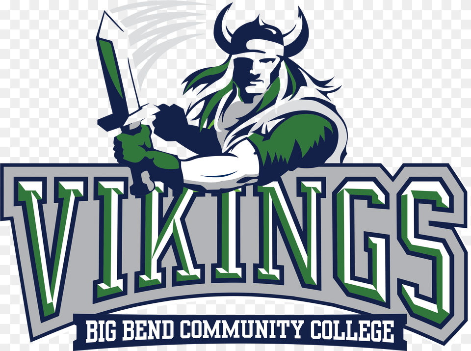 Viking With Blade Big Bend Community College Mascot, Adult, Person, Man, Male Free Transparent Png