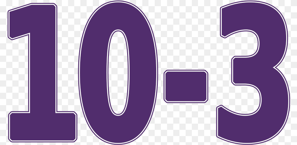 Vikings Fall To 10 3 Still Lead Nfc North 10 3 Logo, Number, Symbol, Text, Disk Free Transparent Png
