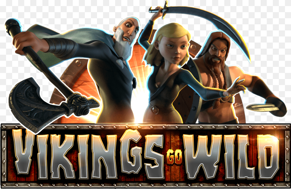 Vikings Go Wild Online Slot, Adult, Female, Person, Woman Free Png Download