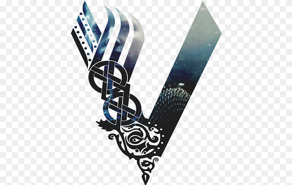 Vikings Logo, Sword, Weapon, Blade, Dagger Free Png Download