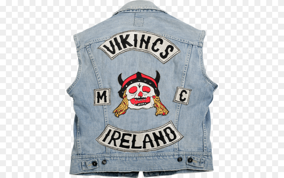 Vikings Mc Ireland, Clothing, Vest, Logo, Shirt Free Png