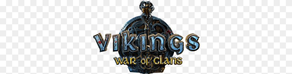 Vikings War Of Clans Mmo Strategy Game Plariumcom Vikings War Of Clans Logo, Chandelier, Lamp, Book, Publication Free Png