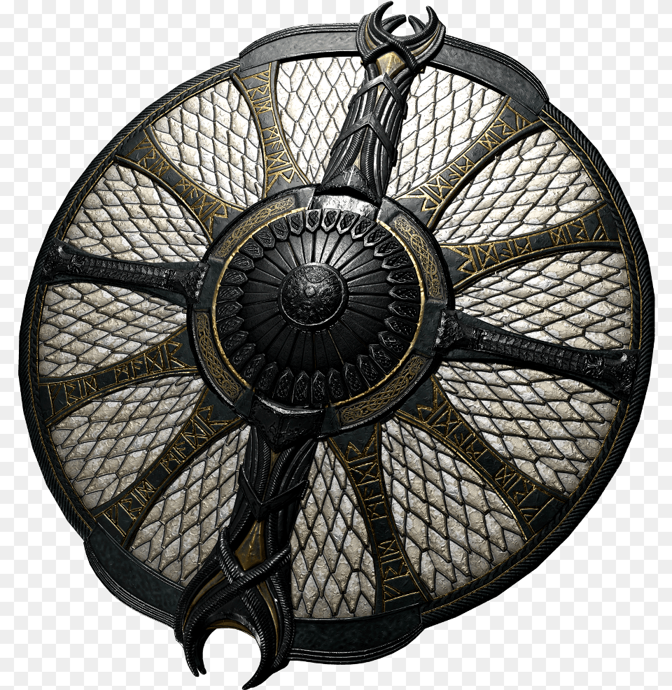 Vikingshield Viking Norse Shield Godofwar God Of War 3 Shield, Armor, Sword, Weapon Free Png Download