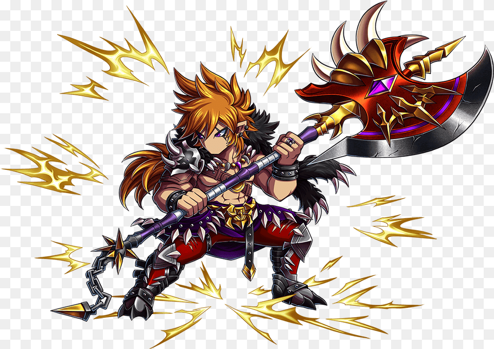 Viktor Brave Frontier Lion Demon Viktor, Person, Book, Comics, Publication Free Png Download