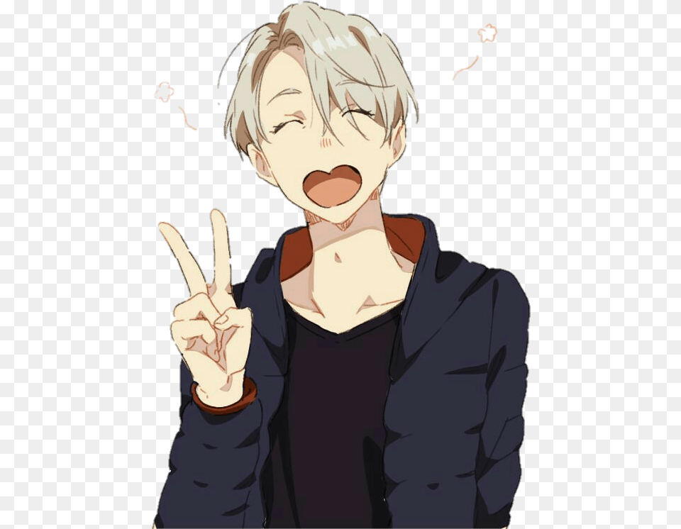 Viktor Nikiforov Cute Yuri On Ice, Book, Comics, Publication, Adult Png Image