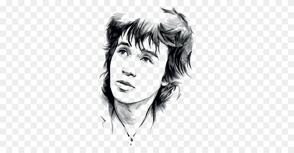 Viktor Tsoi, Art, Face, Head, Person Png Image