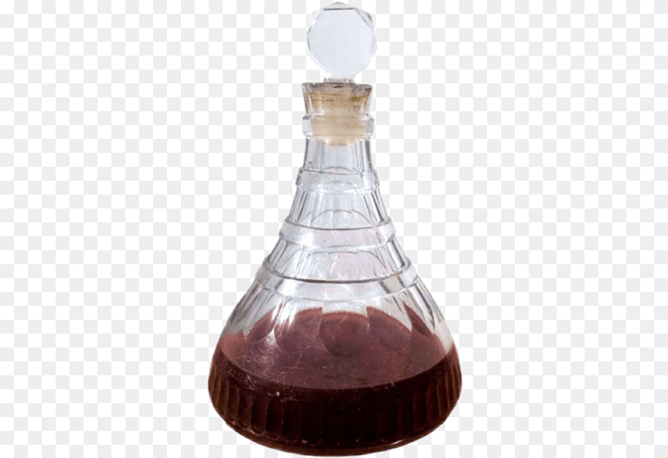 Vile Vintage Bottle Potion Vintageaesthetic Glass Bottle, Shaker Free Transparent Png