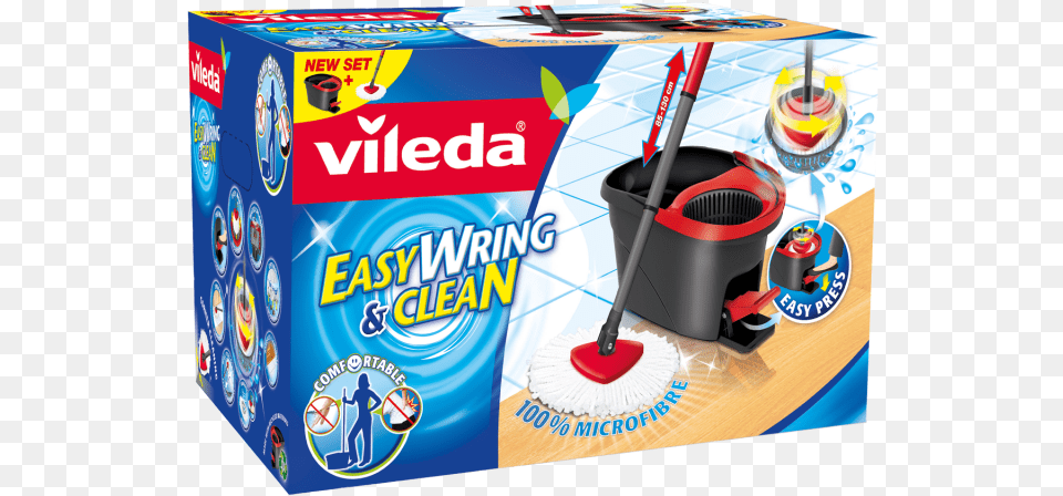 Vileda Easy Wring Amp Clean Set, Cleaning, Person Free Transparent Png