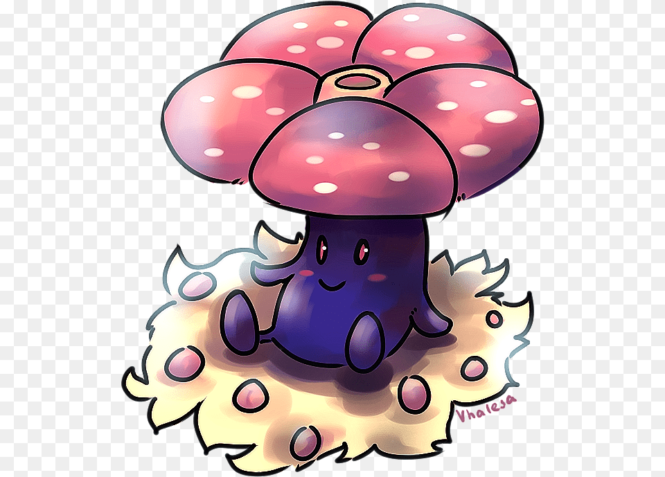 Vileplume Sitting On The Grass, Fungus, Mushroom, Plant, Agaric Free Transparent Png