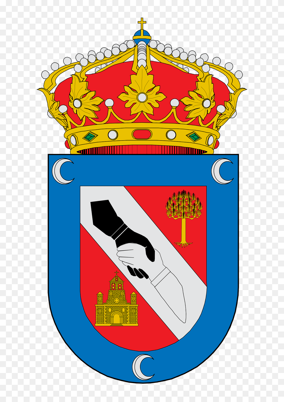 Villafranca De Ebro Clipart, Bulldozer, Machine, Emblem, Symbol Png Image