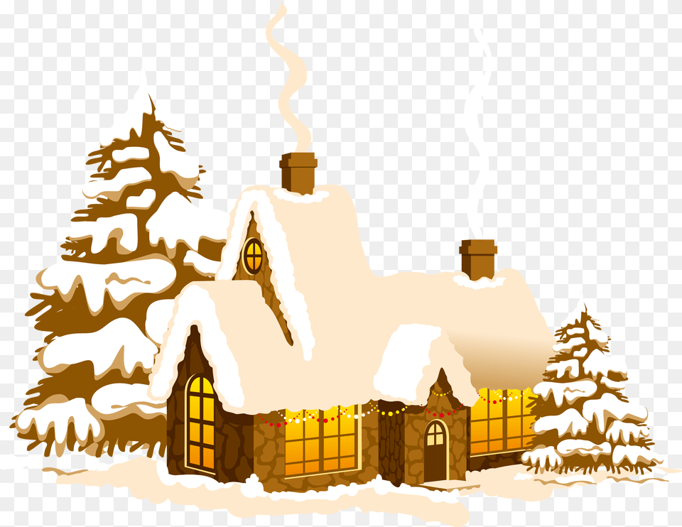 Village Ornament Christmas Eve Hq Clip Art, Architecture, Housing, Building, House Png Image