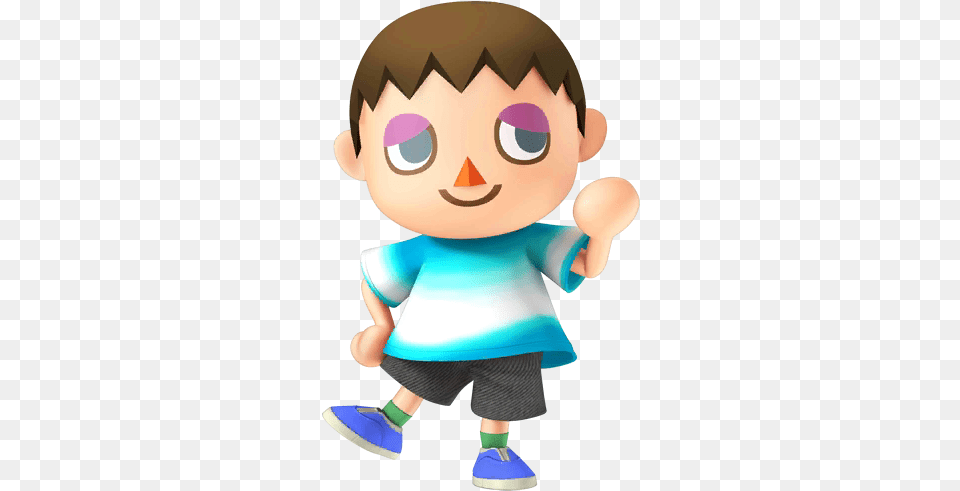 Villager 6 Villager From Animal Crossing, Baby, Person, Doll, Toy Png Image