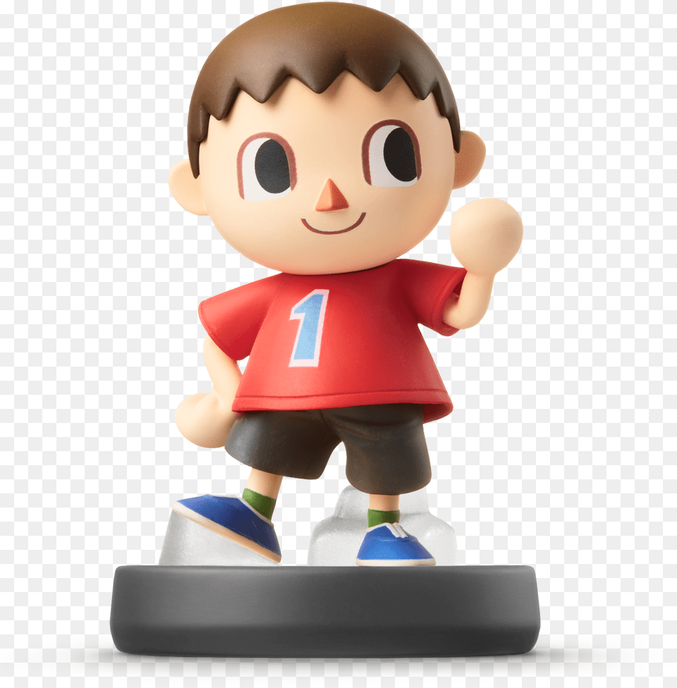 Villager Amiibo Image Animal Crossing Villager Amiibo, Figurine, Baby, Person, Face Free Png Download