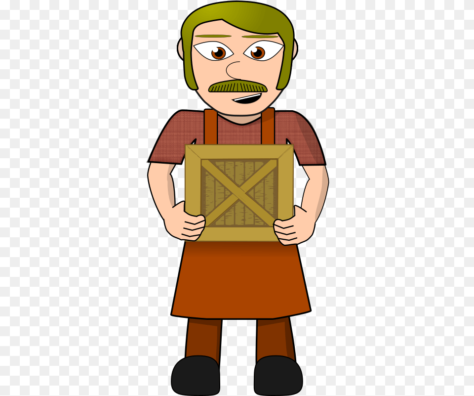 Villager Clip Art, Baby, Person, Box, Face Free Png