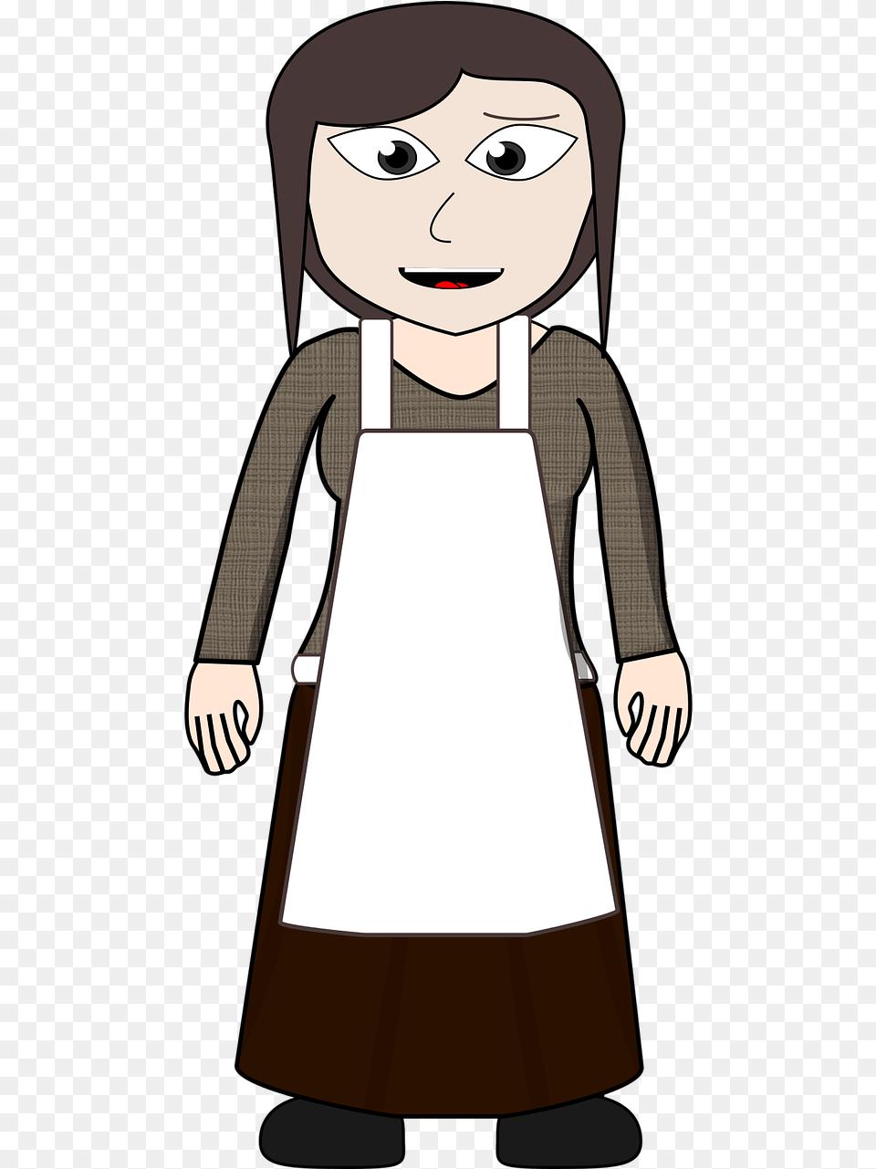 Villager Clipart, Person, Face, Head, Apron Free Png Download