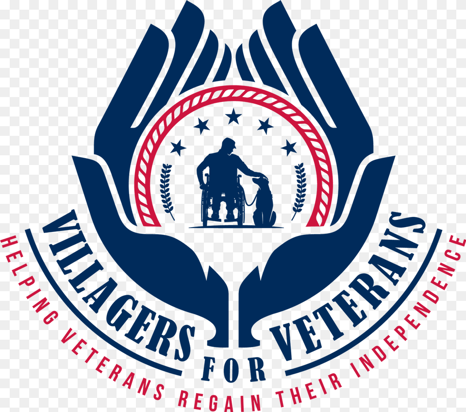 Villagers For Veterans Colegio Ildefonso Calderon, Emblem, Logo, Symbol, Adult Free Png Download