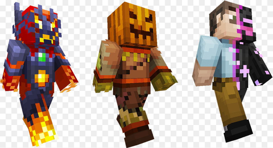 Villains Descend On Console Today Minecraft Villains Skin Pack, Person, Toy, Pinata Free Transparent Png