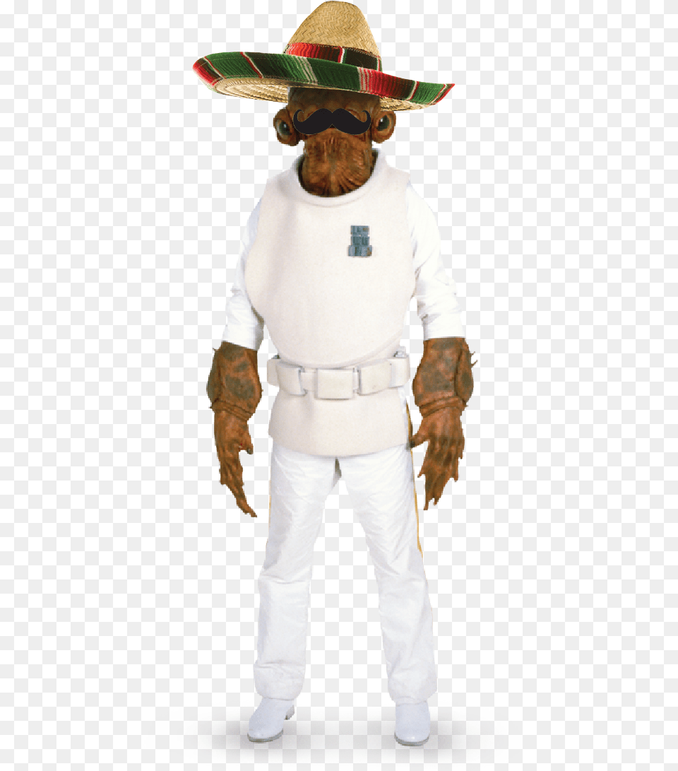 Villains Fanon Wiki Admiral Ackbar Costume, Clothing, Hat, Adult, Male Free Png