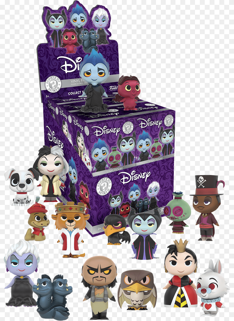 Villains Mystery Mini Blind Box Display Disney Villains Mystery Minis, Plush, Toy, Doll, Baby Free Png Download