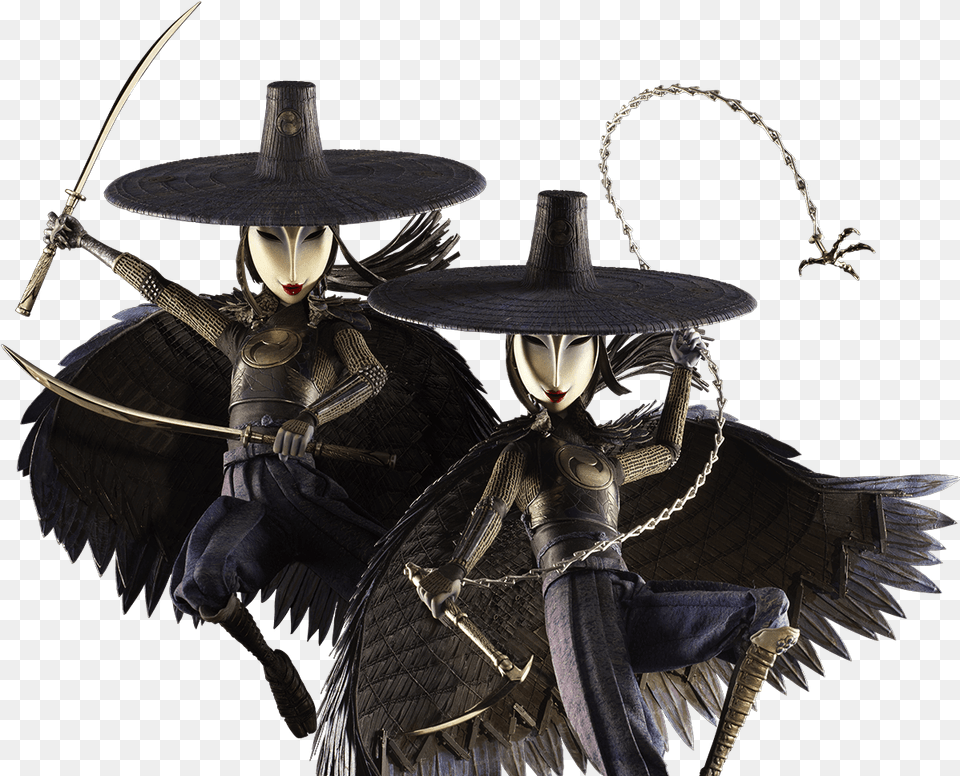 Villains Wiki Kubo And The Two Strings Sisters Cosplay, Adult, Female, Person, Woman Png Image