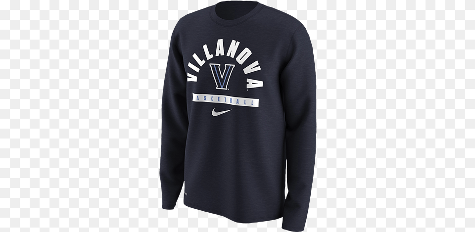 Villanova Wildcats Ncaa Men39s Nike Dri Fit Basketball Nike Basketball Long Sleeve Tshirt, Clothing, Knitwear, Long Sleeve, Sweater Png Image