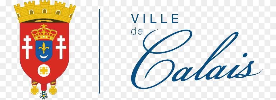 Ville De Calais Logo Ville De Calais, Text, Smoke Pipe Free Png Download
