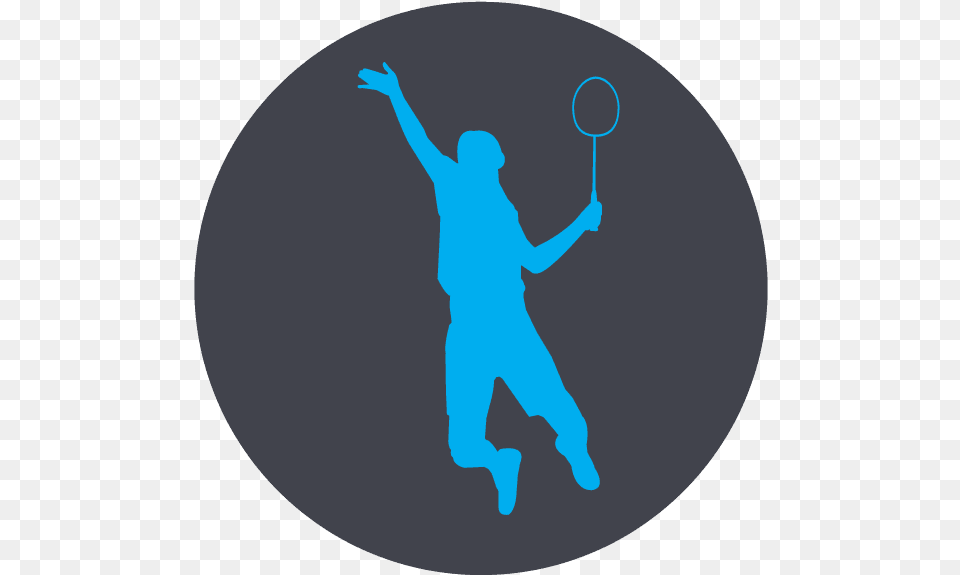 Ville De Saint Etienne Download Sports Background Blue, Badminton, Person, Sport Png