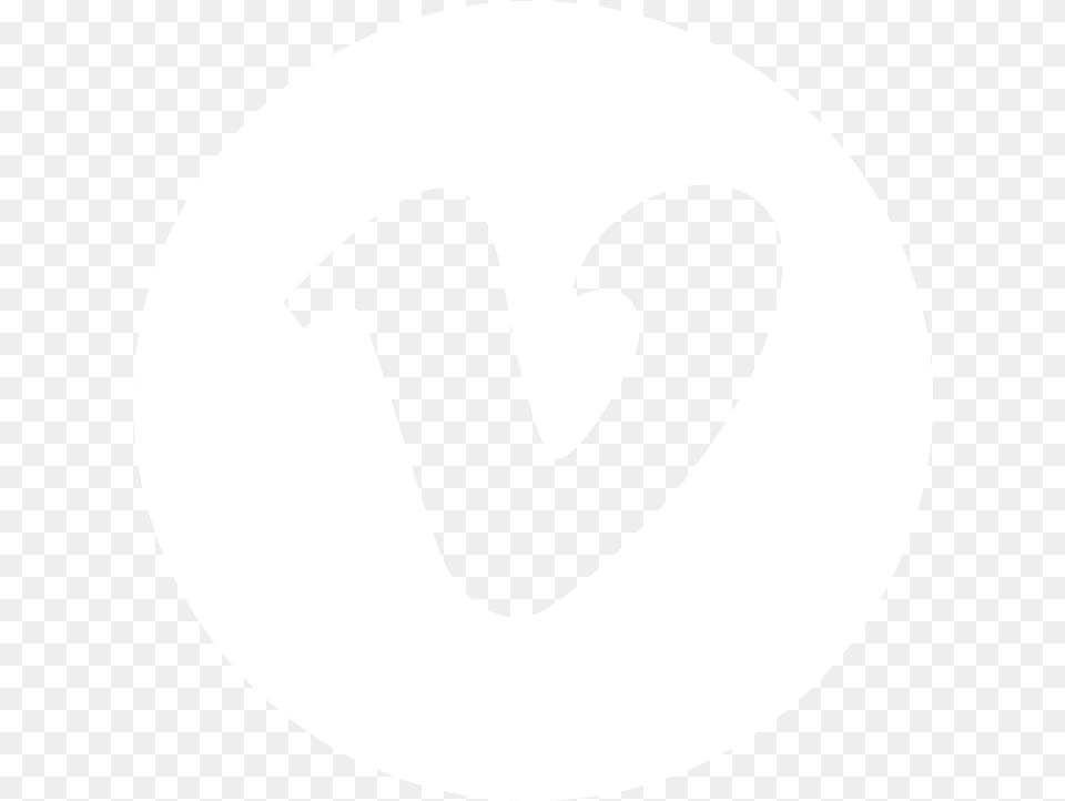 Vimeo Icon Clipart White Vimeo Icon, Stencil, Logo, Symbol, Disk Png