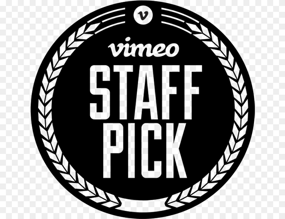 Vimeo Staff Pick Logo, Gray, Lighting Png