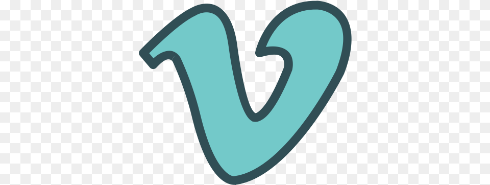 Vimeo Video Social Media Letter V V Logo Social Media, Smoke Pipe, Turquoise, Text Png Image