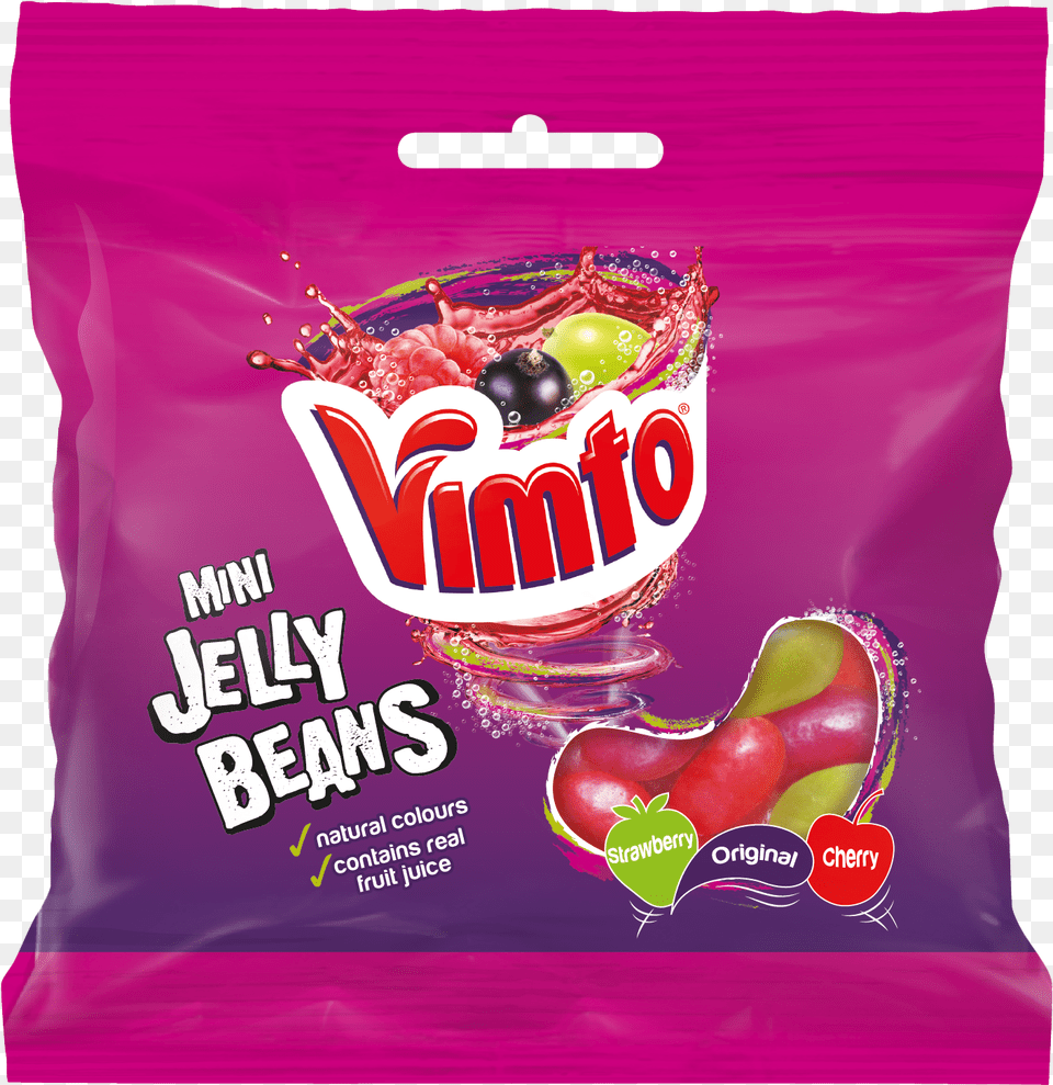 Vimto Mini Jelly Beans Hit Snack, Food, Sweets, Bag, Candy Free Png Download