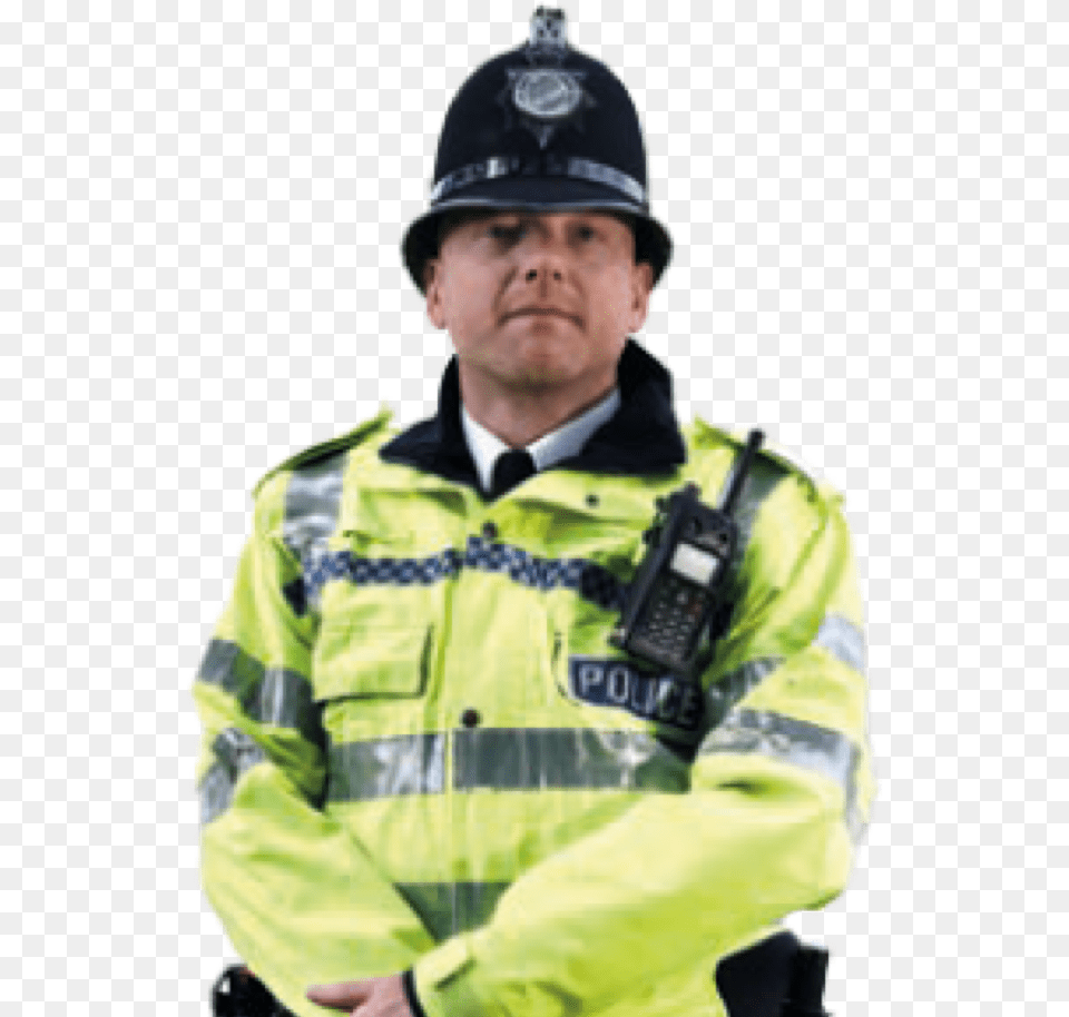 Vin Chip Uk Police Officer, Clothing, Coat, Hardhat, Helmet Png