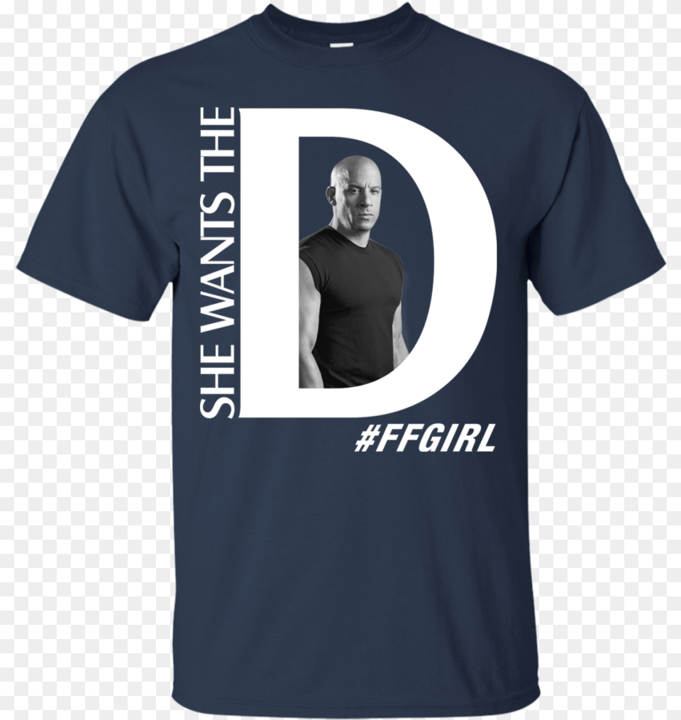Vin Diesel, Clothing, Shirt, T-shirt, Adult Free Png