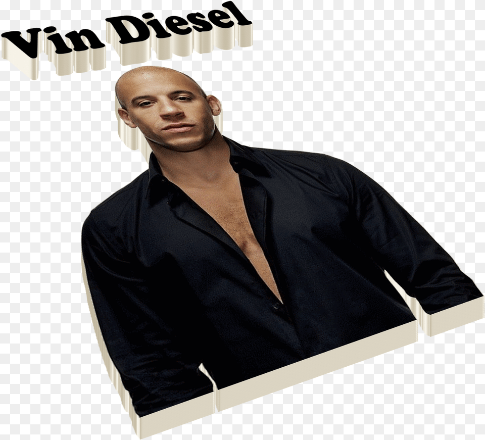 Vin Diesel Images Vin Diesel, Sleeve, Photography, Portrait, Long Sleeve Free Transparent Png