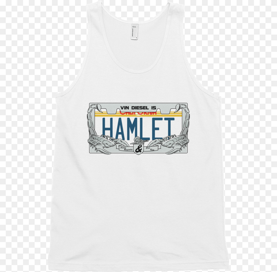 Vin Diesel Is Hamlet Classic Tank Top Active Tank, Clothing, T-shirt, Tank Top, Shirt Png Image