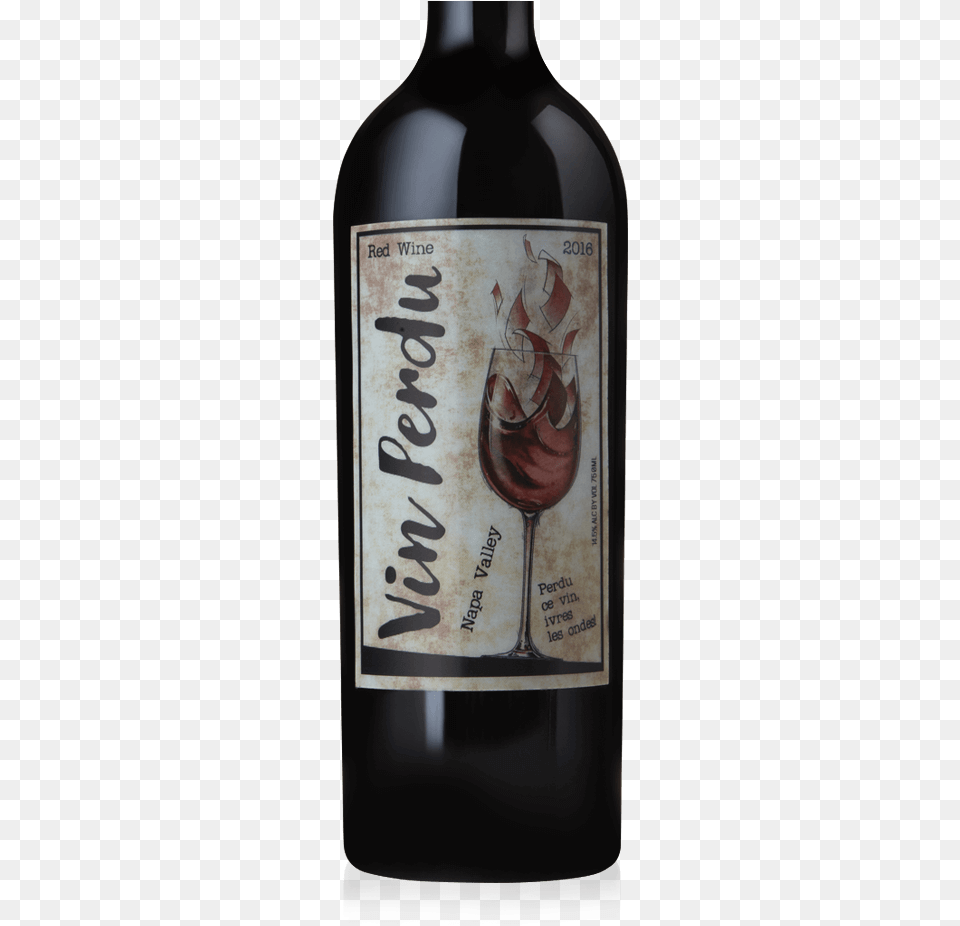 Vin Perdu 2016 Napa Valley Red Wine Amuse Bouche Vin Perdu 2016, Alcohol, Beverage, Bottle, Liquor Free Png