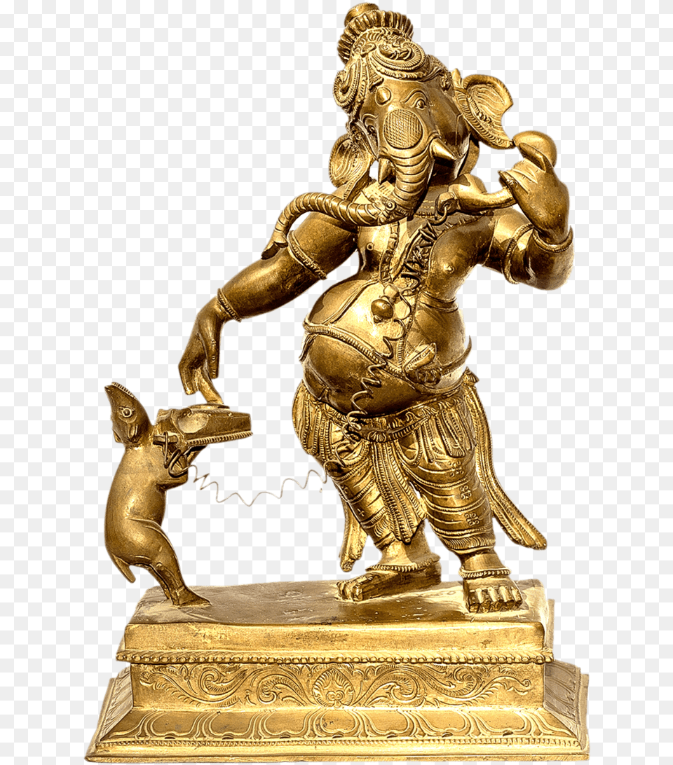 Vinayagar Images Brass Vinayagar Hd, Bronze, Person, Gold, Figurine Png