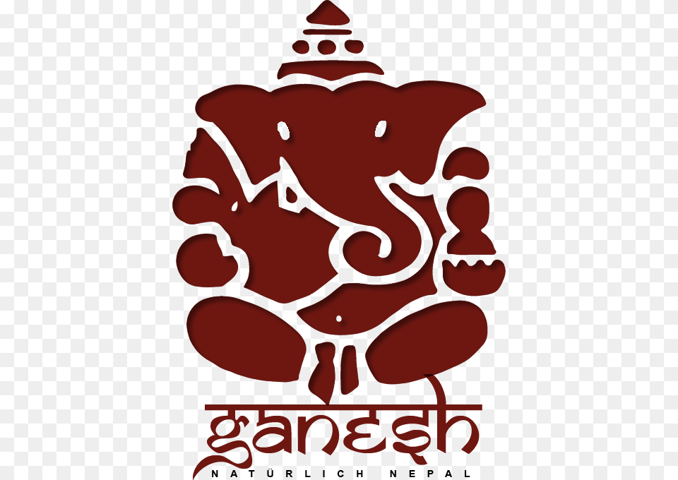 Vinayagar Logo Ganesh Ji Black Amp White, Advertisement, Poster, Maroon, Smoke Pipe Free Png Download