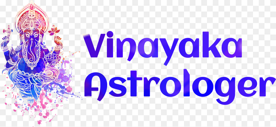 Vinayaka Astrologer Graphic Design, Graphics, Art, Purple, Wedding Free Png Download