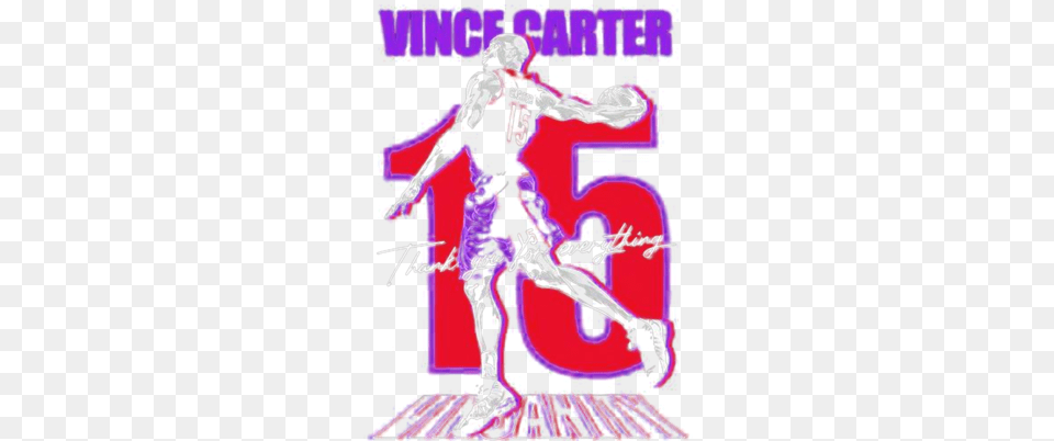 Vince Carter 15 Thank You For Everything Basketball Shirtn For Basketball, Purple, Advertisement, Adult, Wedding Png