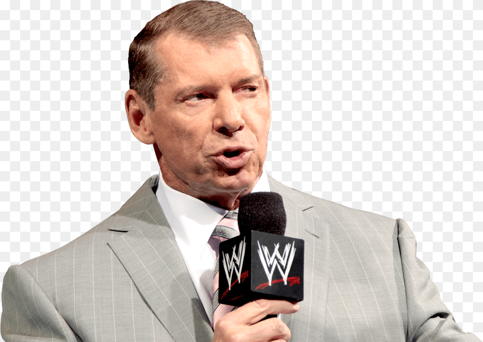 Vince Mcmahon Mason Vince Mcmahon Mic, Accessories, Person, People, Microphone Free Png Download