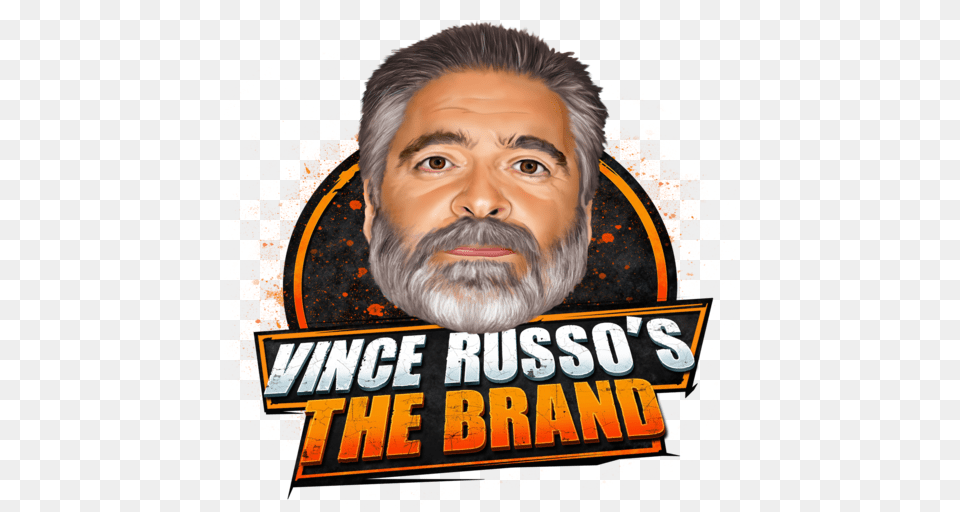 Vince Russos The Brand Podcast, Poster, Advertisement, Portrait, Face Free Png