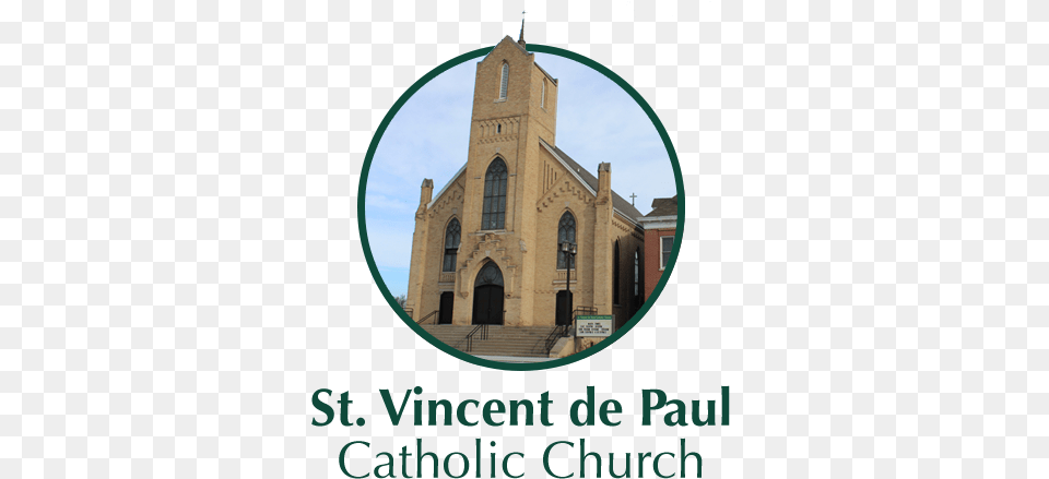 Vincent De Paul Catholic Church Saint Vincent De Paul Church, Arch, Architecture, Building, Cathedral Free Png